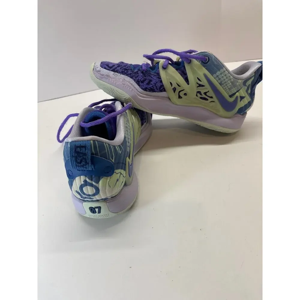 Nike KD 15 Men’s Size 7.5 Purple Green Basketball Shoes DC1975-500